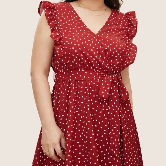 NWT Bloomchic Polka Dot Dress – Size 12/L (waist tie not included) - Picture 6 of 8